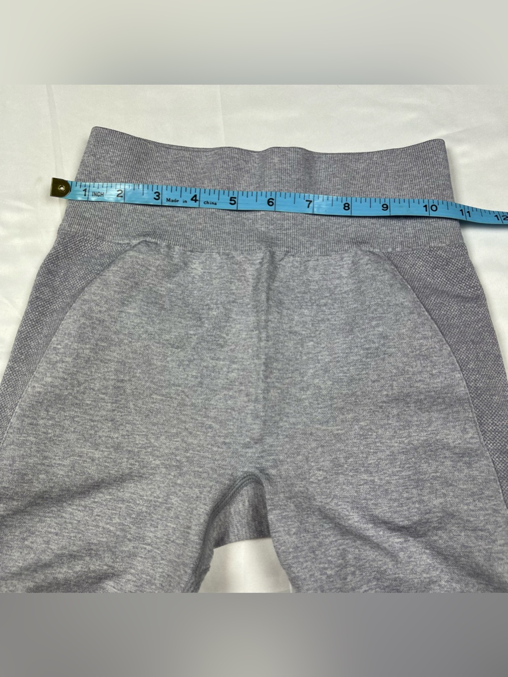 Gymshark Leggings Women XS Grey‎ flex seamless Mid rise athletic gym wear - Picture 4 of 5